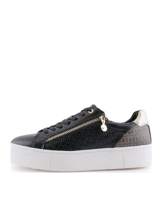 Adidași Flatforms Anatomici Pentru Femei Negri
