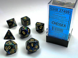 Chessex Lustrous Würfel Gold/Schatten 27499