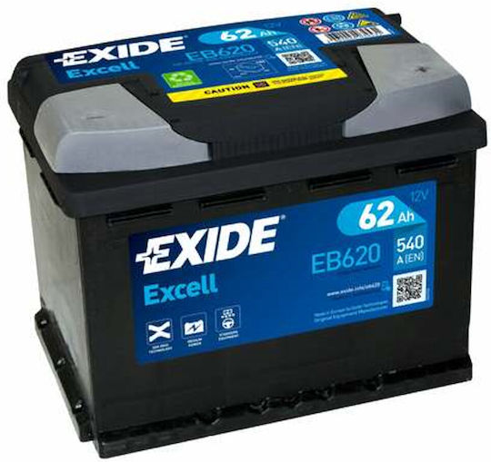 Exide Моля, преведете само текстовите възли на Liquid шаблона на български език, запазвайки началния синтаксис и HTML таговете, без да променяте нищо между '{' и '}' : Μπαταрия За автомобил с Капацитет 62Ах