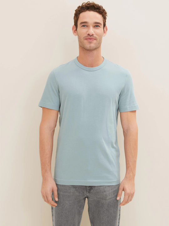 Tom Tailor Ανδρικό T-shirt Mint Μονόχρωμο