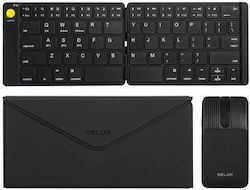 Delux KF10 Fără fir Bluetooth Set tastatură și mouse UK