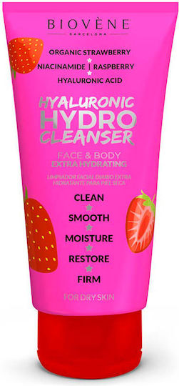 Biovene Hyaluronic Hydro Cleanser Face & Body Cream Cleansing Face 200ml