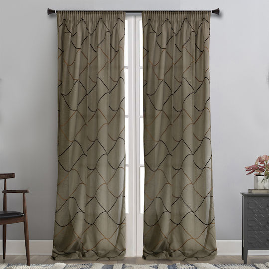 La Maison Blanche Curtain with Pencil Pleat 909325 193 145x280cm