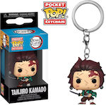 Funko Tasche Pop! Schlüsselanhänger Animation: Dämonenjägerin - Tanjiro Kamado (Blutig)