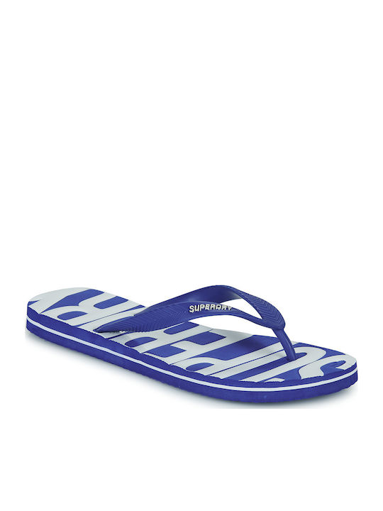 Superdry Ανδρικά Flip Flops Μπλε