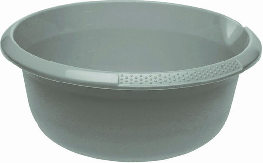Keeeper Lavoar Rotund Bjork 28x28x11cm. Capacitate 3.5lt Gri