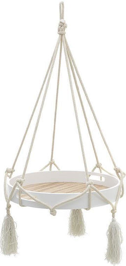 Inart Hanging Wall Decor Made of Wood 40x5x40cm