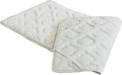 Elatirio Strom Classic Ημίδιπλο Polyester με Λάστιχα Εφαρμογής 110x200x2εκ.