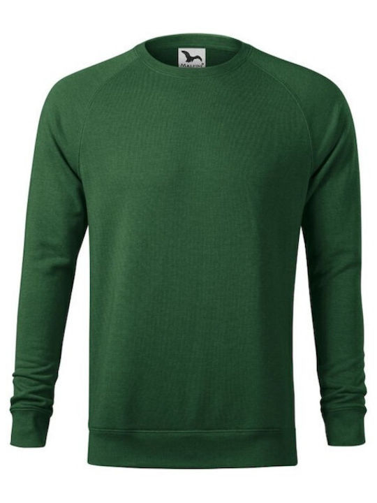 Malfini Men's Long Sleeve Promotional Sweatshirt Green