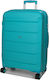 Airtex Paris H3SQG79 Μεγάλη Βαλίτσα Ταξιδίου Σκληρή Πράσινη με 4 Ρόδες Ύψους 79.5εκ.
