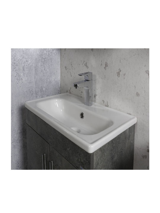 Martin Skopelos 60 Undermount Sink Porcelain 60x36cm White