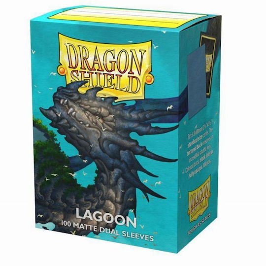 Dragon Shield Matte Dual Lagoon Card Sleeves Standard Size 100τμχ Blue
