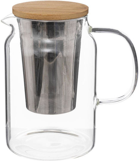 Atmosphera Τσαγιέρα με Φίλτρο Γυάλινη 900ml