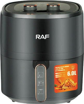 Raf R-5325 Air Fryer 6lt Black