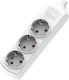 Redled Power Strip with Surge Protection 3 Positions without Cable