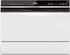 Midea Tischgeschirrspüler mit Wi-Fi für 6 Gedecke B55xH43.8cm Weiß