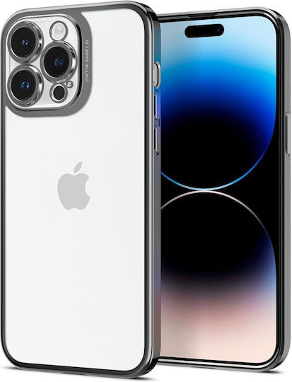 Spigen Optik Crystal Back Cover Σιλικόνης Chrome Gray (iPhone 14 Pro)