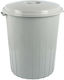 Plastic Waste Bin 50lt Gray