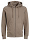 Jack & Jones Men's Sweatshirt Jacket with Hood and Pockets Falcon