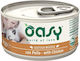 Oasy World of Love Υγρή Τροφή για Ενήλικες Γάτες σε Κονσέρβα με Κοτόπουλο χωρίς Σιτηρά 85gr