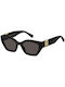 Tommy Hilfiger Women's Sunglasses with Black Plastic Frame and Black Lens TH1979/S 807/IR