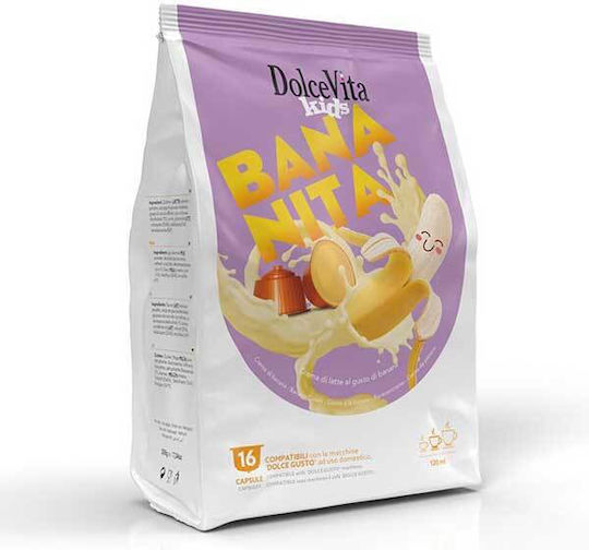 Dolcevita Κάψουλες Bananita Συμβατές με Μηχανή Dolce Gusto 16caps