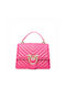 Pinko Love One Leather Women's Bag Hand Fuchsia