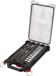 Milwaukee 4932478812 Ratschen- und Steckschlüssel-Set 1/4" 28 Stück Milwaukee 4932478812 Ratschen- und Steckschlüssel-Set 1/4" 28 Stück
