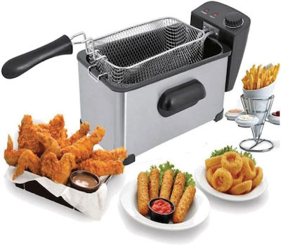 Raf R-5299 Oil Fryer 3.5lt Silver