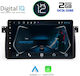 Digital IQ Car-Audiosystem für BMW E46 / Serie 3 (E46) / Serie 3 E46 1998-2005 (Bluetooth/USB/AUX/WiFi/GPS/Apple-Carplay) mit Touchscreen 9"