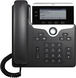 Cisco CP-7821-3PCC-K9= Ενσύρματο Μαύρο Cisco CP-7821-3PCC-K9= Ενσύρματο Μαύρο