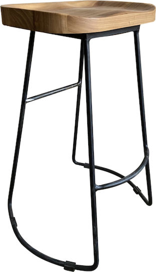Табуретка Бар Дърво Черно 45x36x71бр