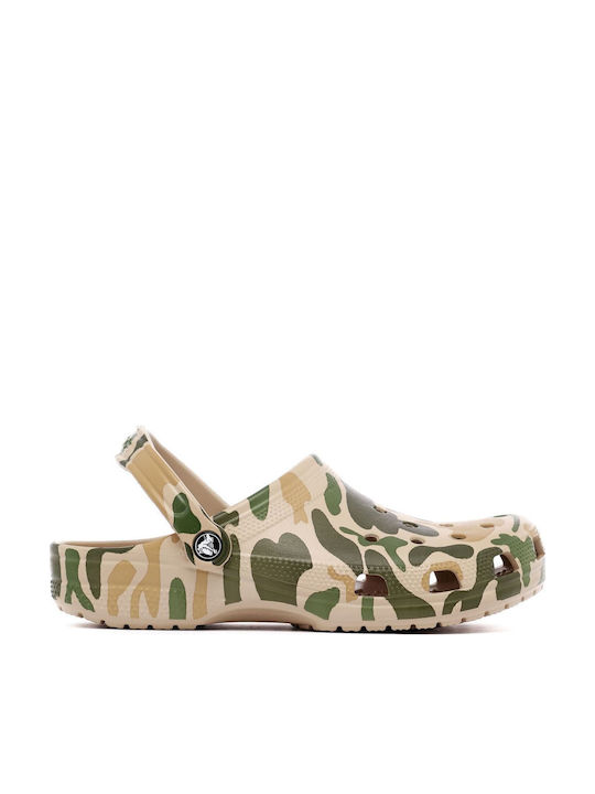 Crocs Classic Printed Camo Γυναικεία Σαμπό