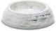 Savic Delice Marble Пластмаса Купа Храна & Вода за Куче & Котка с Основа 200мл 10.5см в Сив Цвят