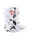 Alpinestars Tech 10 Supervented Ανδρικές Μπότες Motocross Αδιάβροχες Λευκές