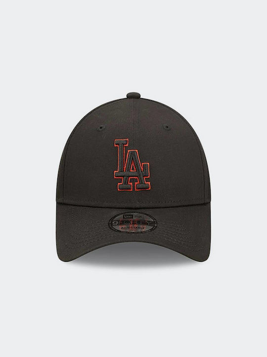 New Era Team Outline 9Forty Jockey Schwarz