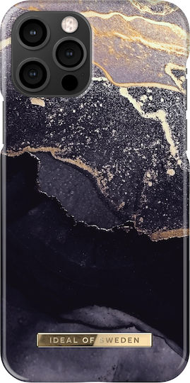 iDeal Of Sweden Fashion Back Cover Πλαστικό Golden Twilight Marble (iPhone 12 / 12 Pro)