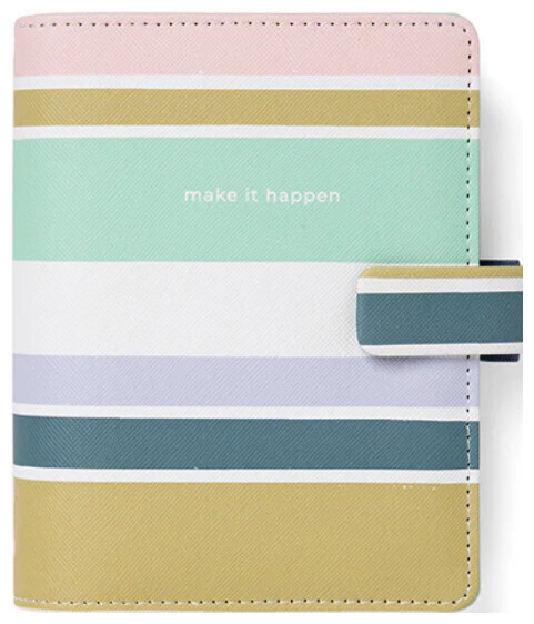 Filofax Good Vibes Stripes Daily Organizer 2023 12.8x14.6cm 022685