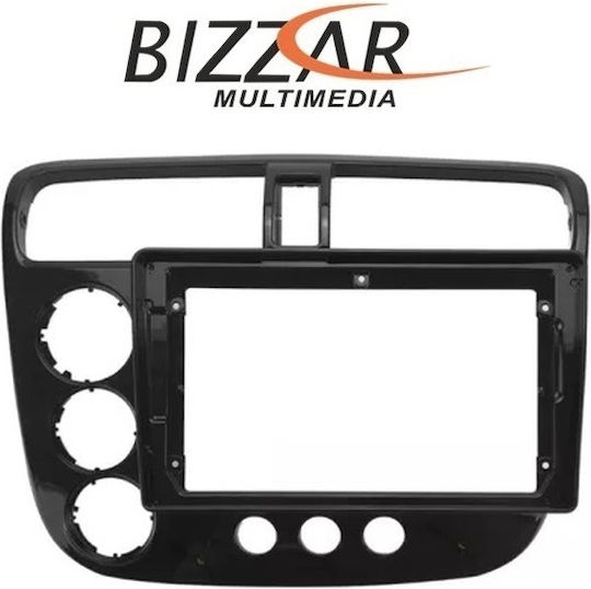 DIN Fascia Panels 2 Din Compatible with Screen 9" for Honda Civic 2001-2005
