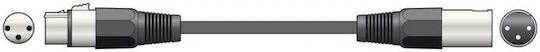 QTX Sound Cable XLR male - XLR female Μαύρο 3m (190.081UK)