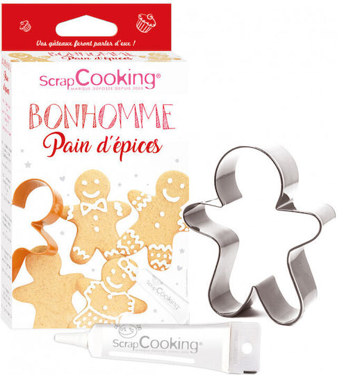 Scrap Cooking Gingerbread Man Κουπ Πατ Ανοξείδωτα 4τμχ