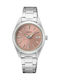 Seiko Classic Womens Watch 29mm Battery With Silver Metal Bracelet