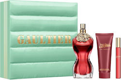 Jean Paul Gaultier La Belle Women's Set with Eau de Parfum and Miniature Eau de Parfum 3pcs