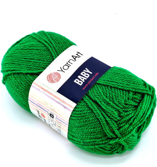 YarnArt Baby Acrylic 338 Green 150m 50gr