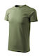 Adler Men's Short Sleeve Promotional T-Shirt Khaki 137-09