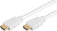 Goobay HDMI 2.0 Premium High Speed 4K 60Hz HDR Cable HDMI Male - HDMI Male 5m White