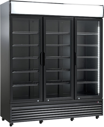 Scancool SD 1502 B Хладилник за напитки 1500лт с Три Врати В206.5xШ171xД72см