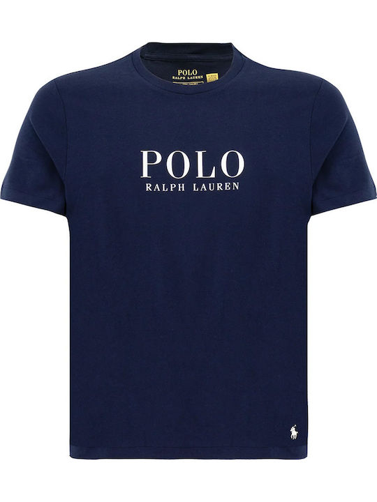 Ralph Lauren Καλοκαιρινή Ανδρική Μπλούζα Πιτζάμας Βαμβακερή Navy Μπλε Ralph Lauren Καλοκαιρινή Ανδρική Μπλούζα Πιτζάμας Βαμβακερή Navy Μπλε