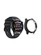 Strado 2in1 Plastic Case with Glass in Black color for Huawei Watch GT 2 Pro