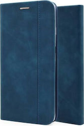 iNOS S-Folio NE Book Δερματίνης Navy Μπλε (Realme C33)